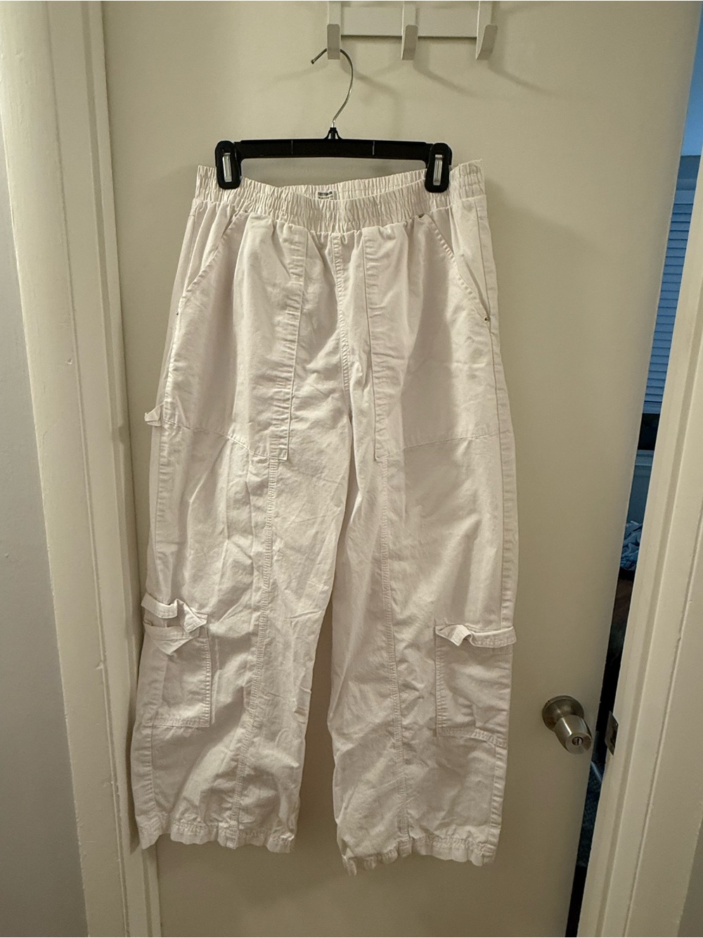 Cotton On White Men's Cargo Drawstring Pants
